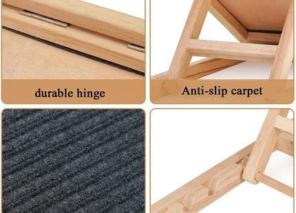 Rampa Plegable Y Ajustable Para Mascotas