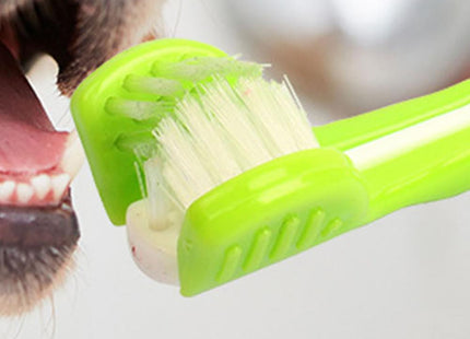 Cepillo De Dientes 3 Cabezales Para Mascotas