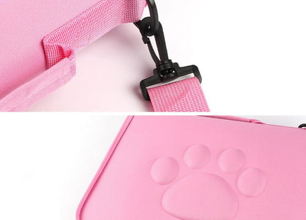 Bolso Transportador Huella Perro Gato Goma Eva