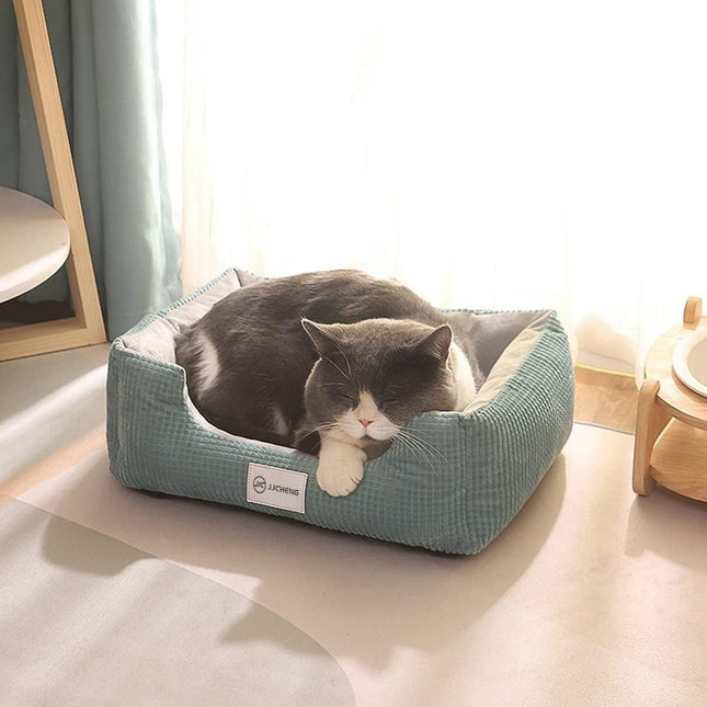 Cama Rectangular Lavable Para Mascotas