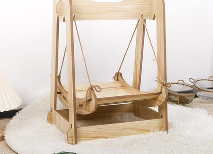 Hamaca De Madera Para Gatos
