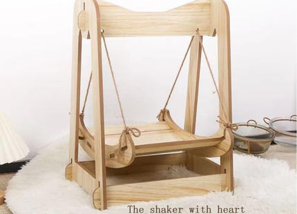 Hamaca De Madera Para Gatos