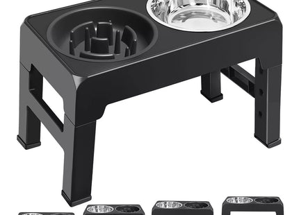 Plato Elevado Con Come Lento