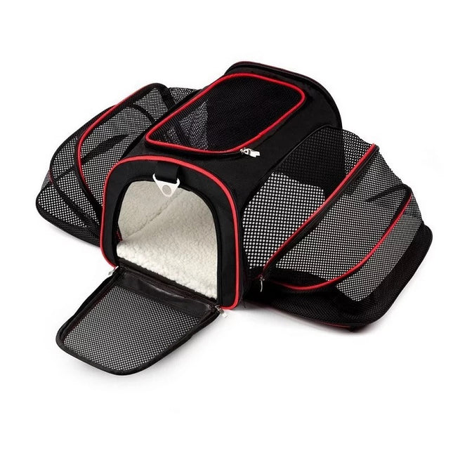 Bolso expansible  transportador de mascotas