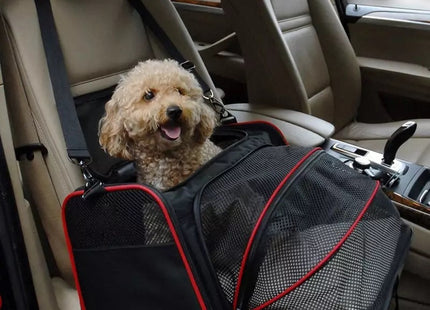 Bolso expansible  transportador de mascotas