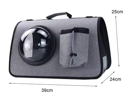 Bolso De Tela Con Bolsillo Para Transportar Mascotas