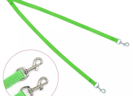 Correa paseo para perro doble 90 cm