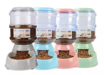 Plato Comedero Dispensador Automático Para Mascotas