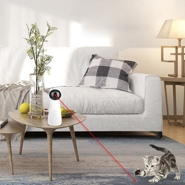 Juguete interactivo rayo laser para gato