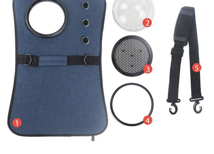 Bolso De Tela Con Bolsillo Para Transportar Mascotas
