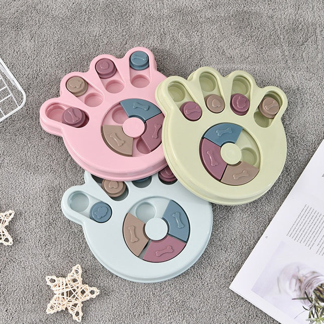 Juguete interactivo para mascotas Puzzle Come lento