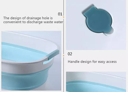 Bañera plegable portátil para mascotas