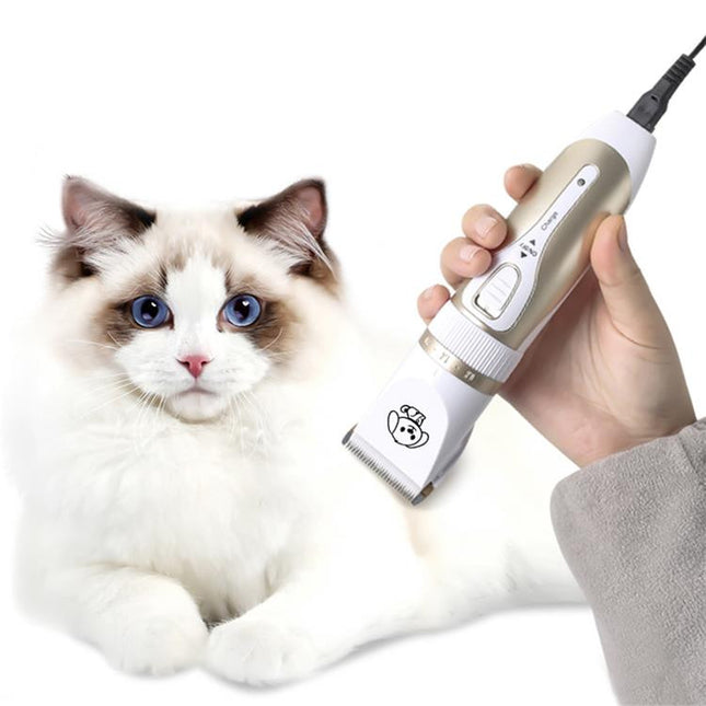 Cortadora de pelo inalámbrica para mascotas + Accesorios
