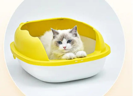 Bandeja Sanitaria Semicerrada Grande Para Gato