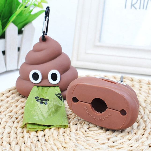 Dispensador De Bolsitas Para Perro Poo Emoji