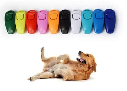 Clicker Con Silbato Para Entrenamiento De Mascotas
