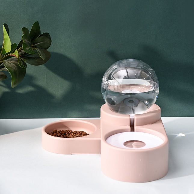 Plato comedero con dispensador de agua 1.8 litros