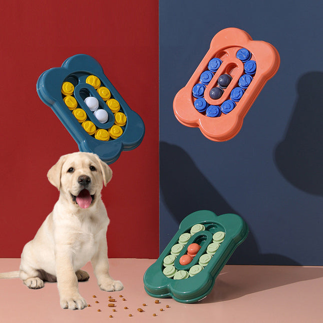Juguete divertido interactivo para mascotas Puzzle Come lento