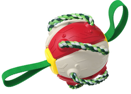 Juguete Para Perro 2 en 1 - Pelota y Frisbee