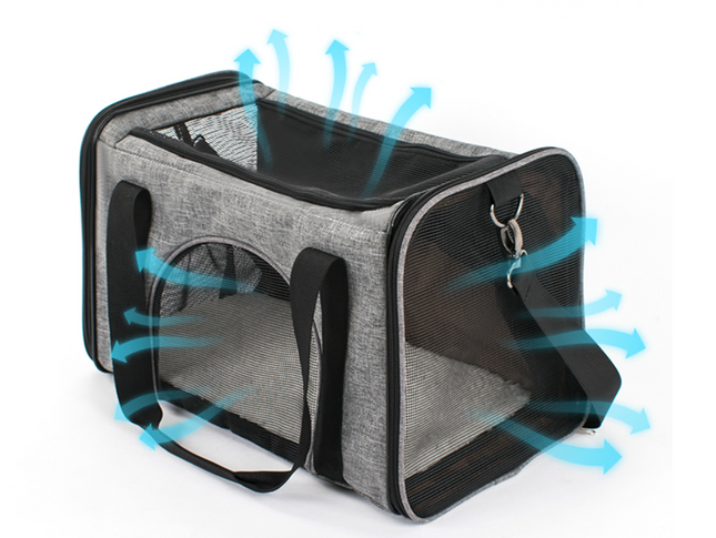 Bolso De Tela Expansible Para Transportar A Tu Mascota