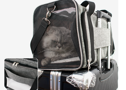 Bolso De Tela Expansible Para Transportar A Tu Mascota