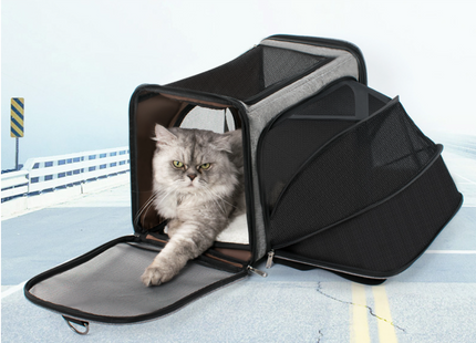 Bolso De Tela Expansible Para Transportar A Tu Mascota