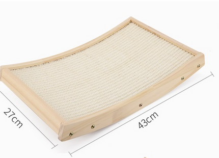 Cama Aérea De Madera Y Sisal Para Gatos