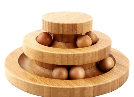 Juguete Interactivo De Madera Para Gatos