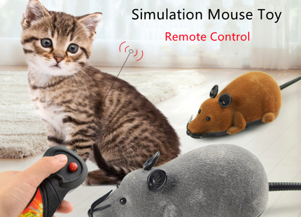 Juguete Para Gato Ratón A Control Remoto