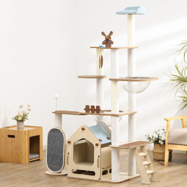 Juguete Rascador Para Gato Torre Gigante 1.7 M