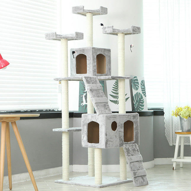 Juguete Rascador Para Gato Torre Tres Pisos