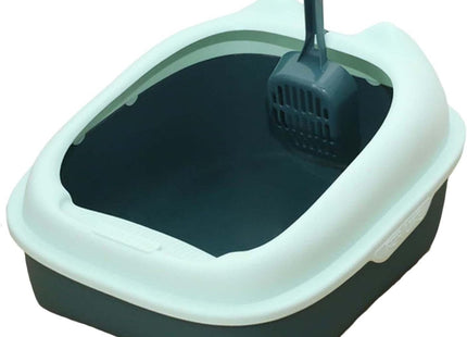 Baño Bandeja Para Gato Grande Semi Cerrado Incluye Pala Sanitaria