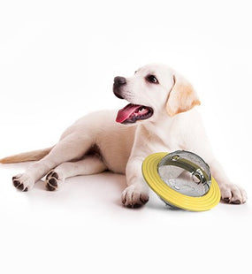 Juguete Para Perro Platillo Volador Con Dispensador De Comida