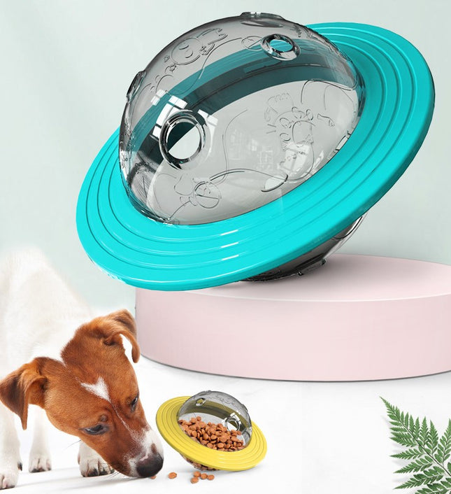 Juguete Para Perro Platillo Volador Con Dispensador De Comida