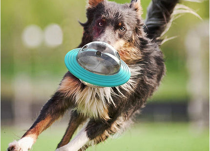Juguete Para Perro Platillo Volador Con Dispensador De Comida