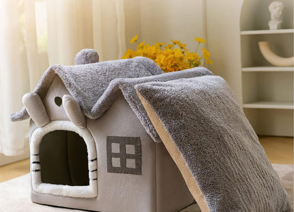 Cama Cucha Tipo Casa Desarmable Para Perro o Gato