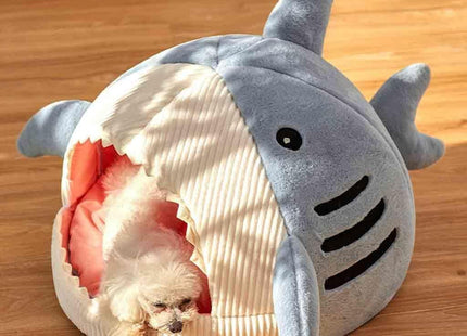 Cucha Para Mascotas Diseño De Tiburón