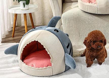 Cucha Para Mascotas Diseño De Tiburón